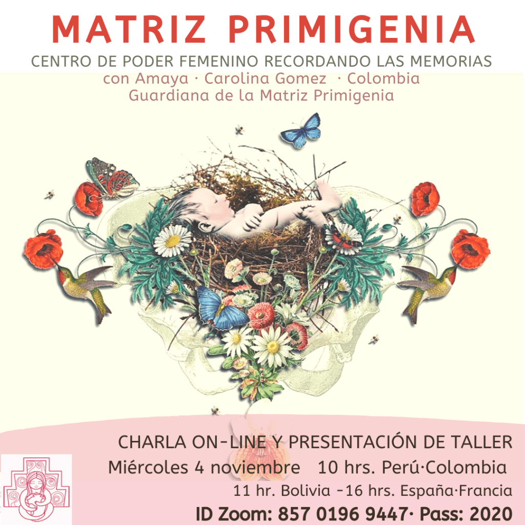 «matriz primigenia» charla on-line
